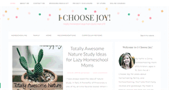 Desktop Screenshot of ichoosejoy.org