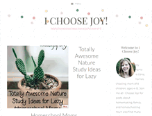 Tablet Screenshot of ichoosejoy.org